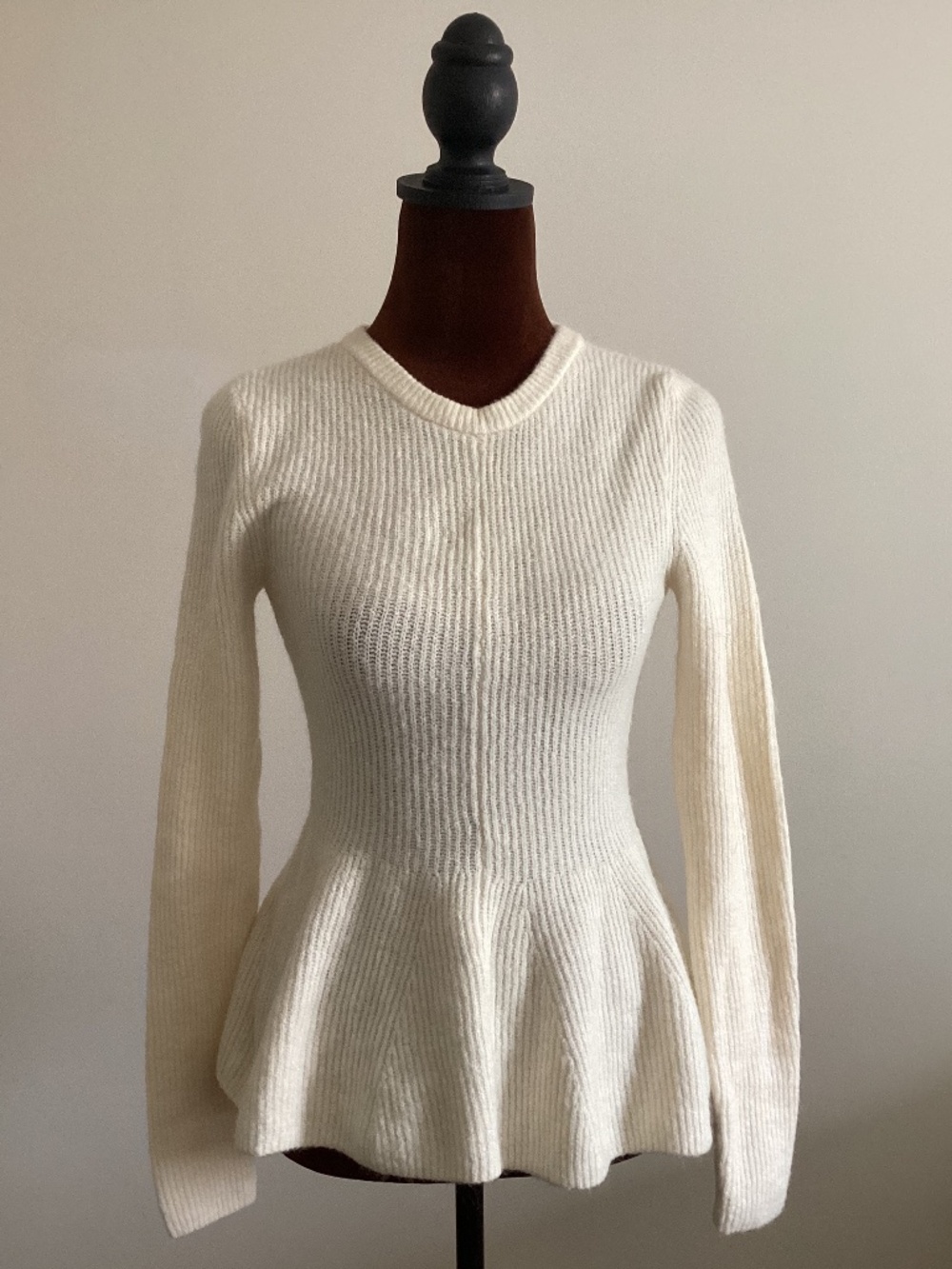 H&M long sleep peplum top